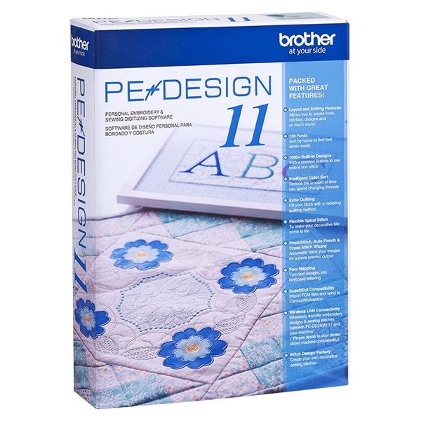 Brother PE-Design 11 embroidery software box